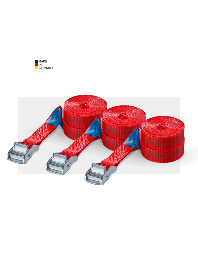 Tension straps: Single-Part Lashing Straps/Clamp Lock