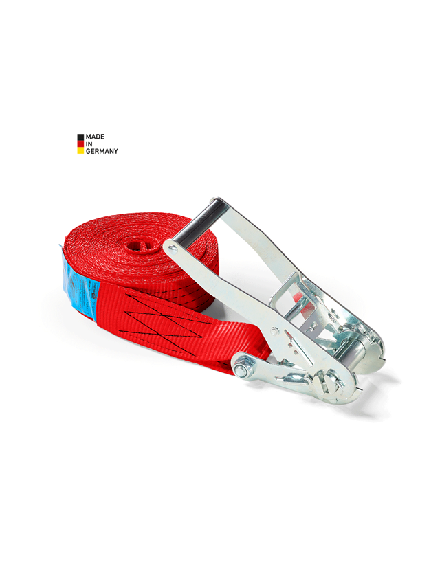 Tension straps: Single-Part Lashing Straps with Ratchet
