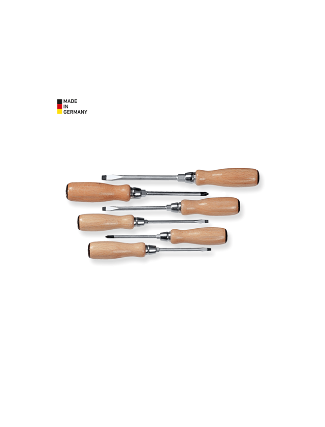 Screwdrivers: 6 Piece Hammer-Top Screwdriver Set