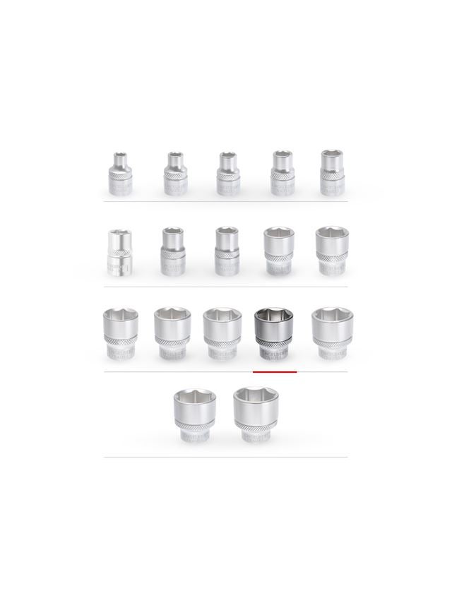 Socket wrench: e.s. Socket wrench insert 3/8 hex