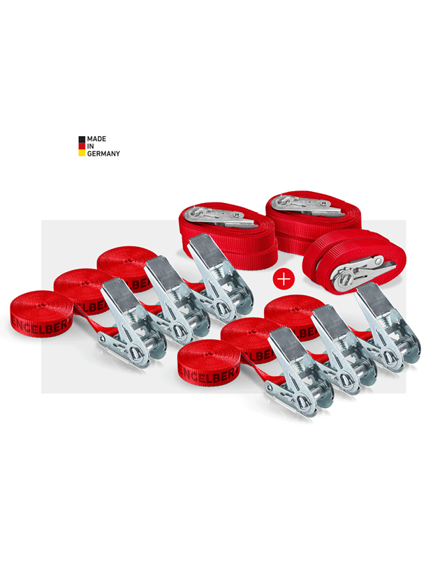 Betriebsbedarf: e.s. Spanngurt-Set mit Ratsche