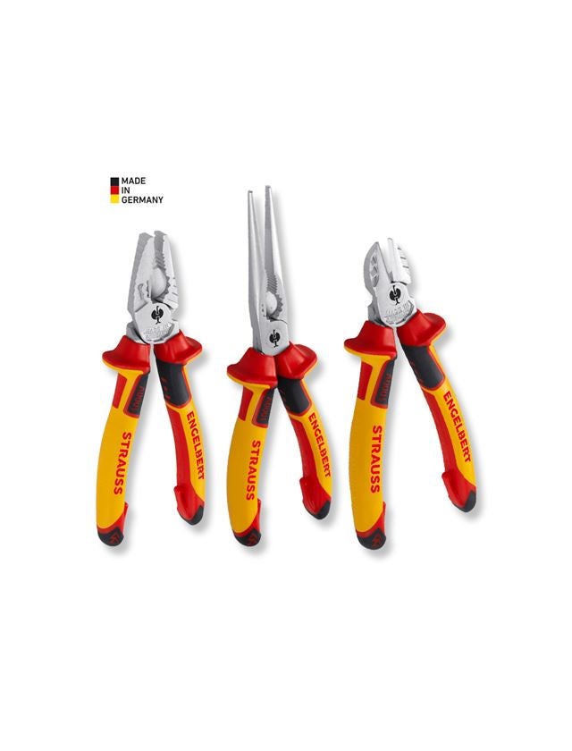 Tongs: e.s. safety pliers set VDE 