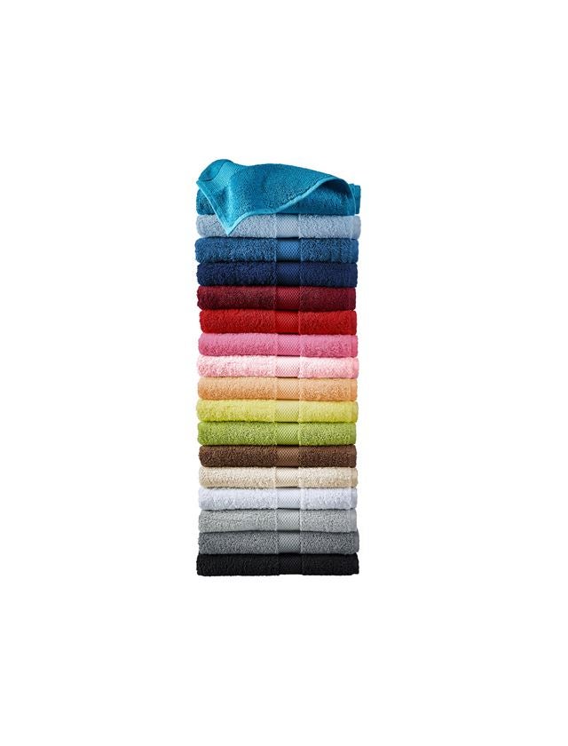 Cloths: Terry cloth towel Premium pack of 3 + lightblue