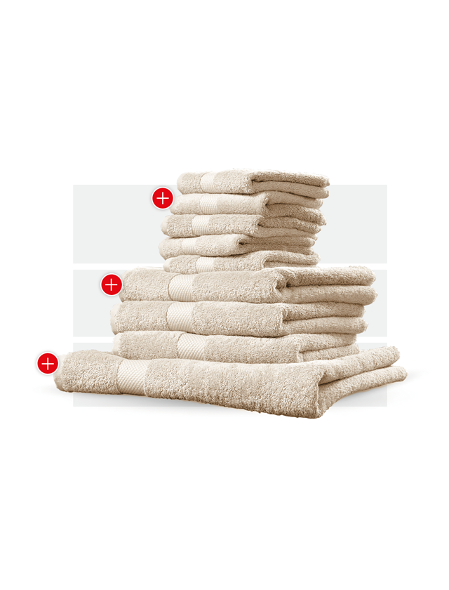 Chiffons: Serviette Premium set cadeau + crème