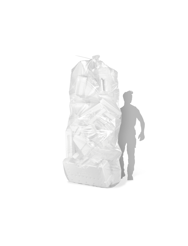 Müllsäcke | Müllentsorgung: 10x Styropor-Entsorgungssack, 1000l, 60 mμ