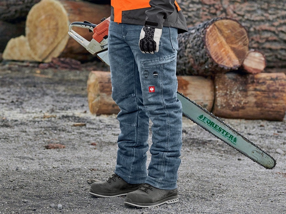 Forst-Schnittschutz Jeans von Engelbert Strauss