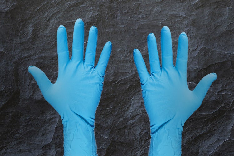 Gants en nitrile