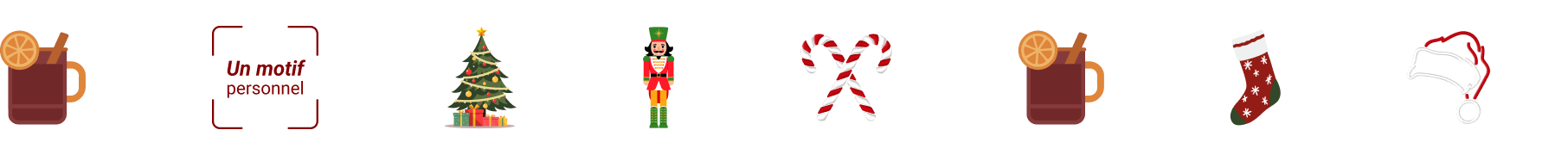 De nombreux motifs au choix !