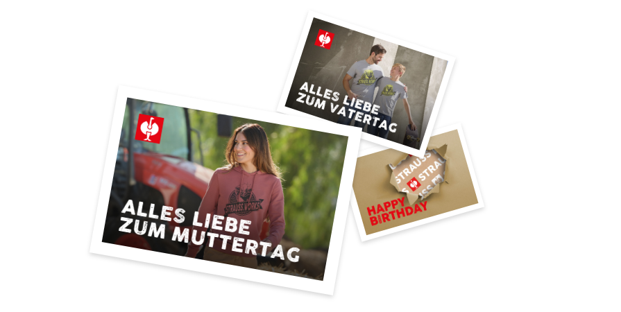 Strauss Gutschein per E-Mail