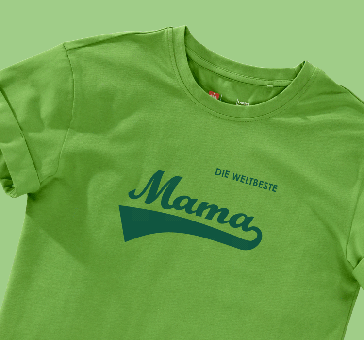 T-Shirt mit individuellem Motiv und Text