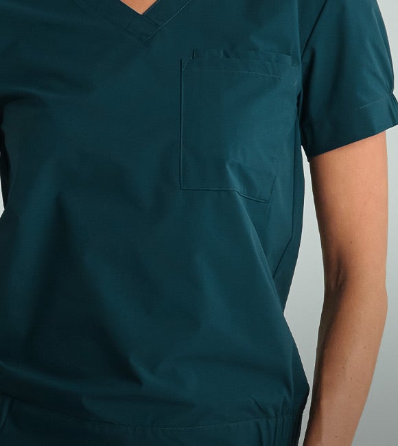 T-shirt Pocket e.s.avida en bleu marin