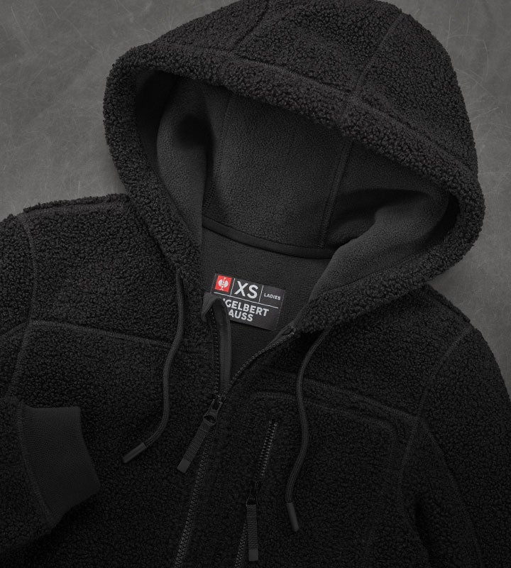 Faserpelz Kapuzenjacke e.s.e:pic, Damen