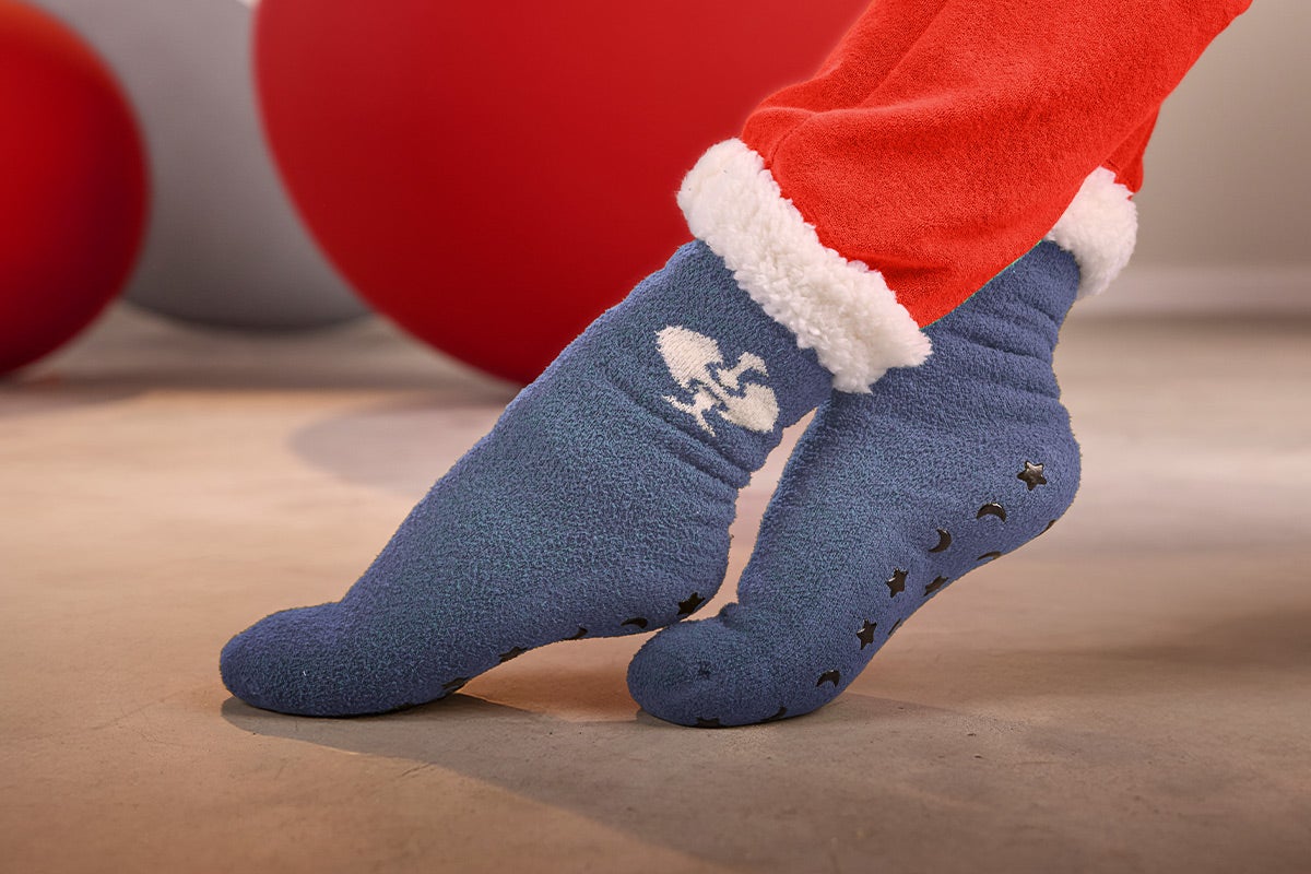 New Strauss faux fur socks
