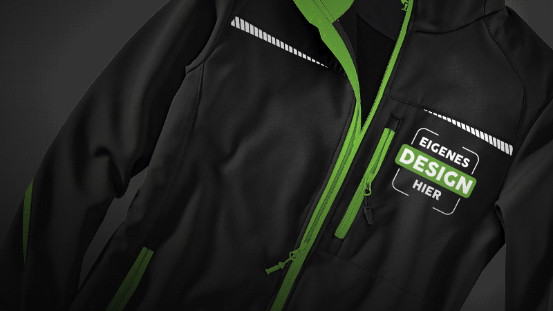 Berufsjacke e.s.motion 2020 mit Druck- und Stickveredelung
