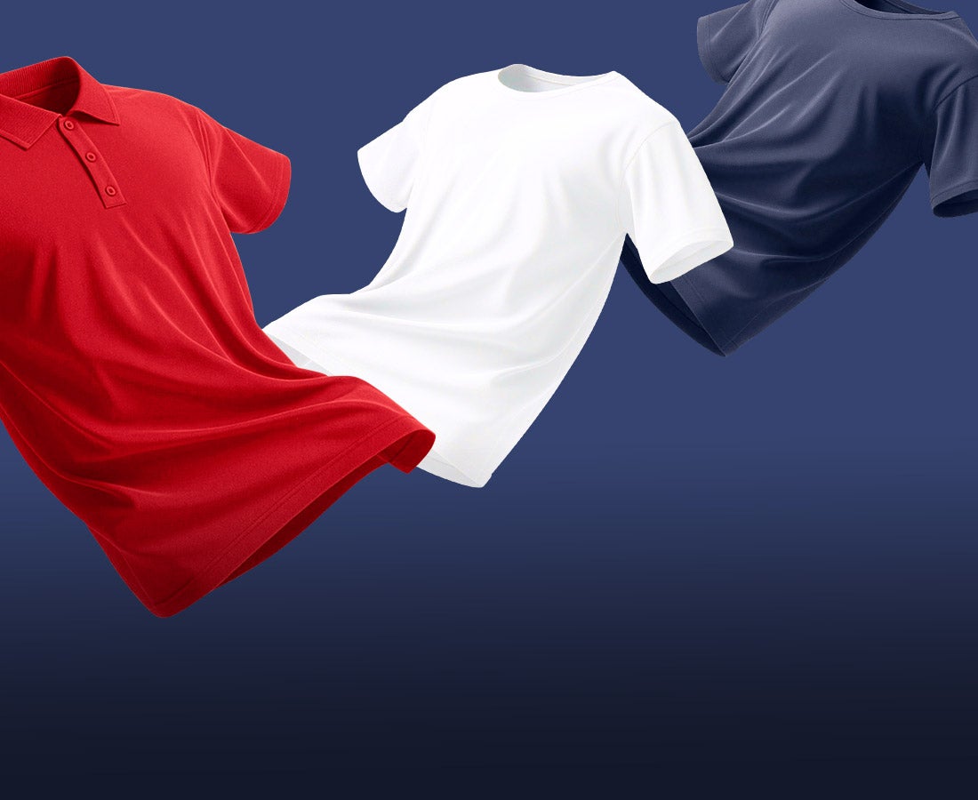 Various shirts from the e.s.basics collection