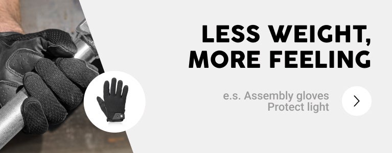 e.s. Assembly gloves  Protect light