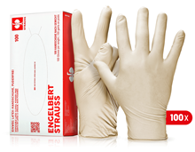 Engangs-latexhandsker, uden pudder
