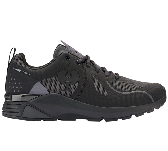 Main view, Footwear, O1 Work shoes e.s. Chete, black/anthracite