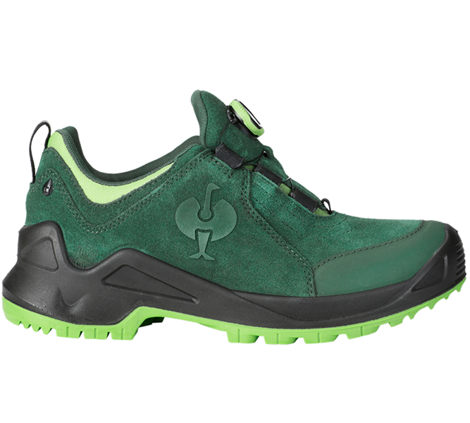 Hovedvisning, O2, O2 arbejdssko e.s. Apate II low, grøn/havgrøn