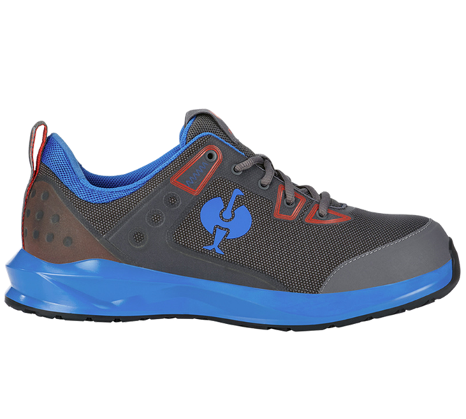 Main view, Footwear, S1 Safety shoes e.s. Hades II, anthracite/maroccoblue