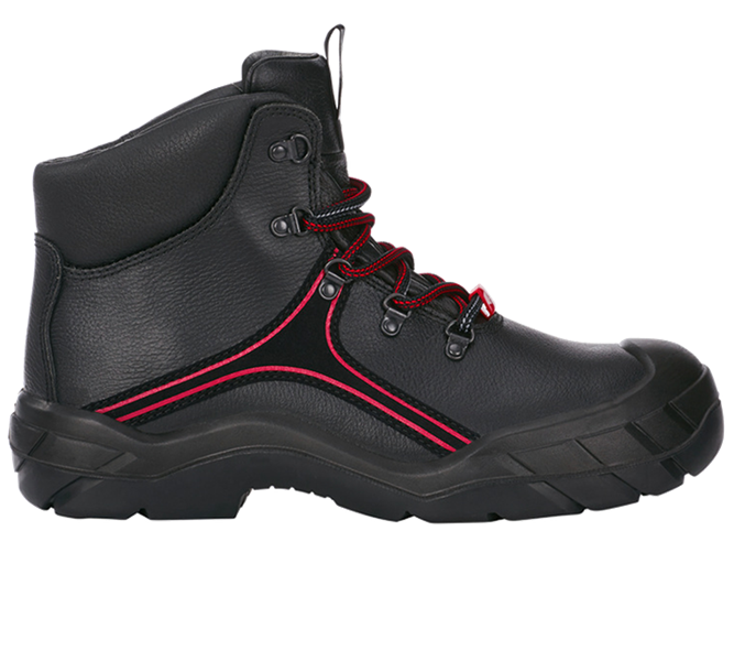Main view, S3, S3 Safety boots e.s. Matar, black/red