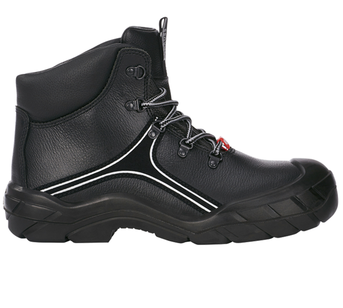 Main view, S3, e.s. S3 Safety boots Hadar, black/white