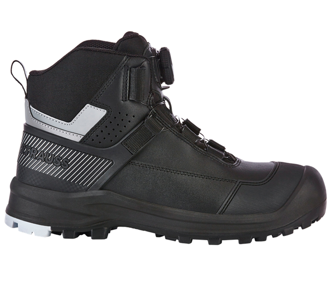 Main view, Footwear, S3 Safety boots e.s. Sawato mid, black/silver