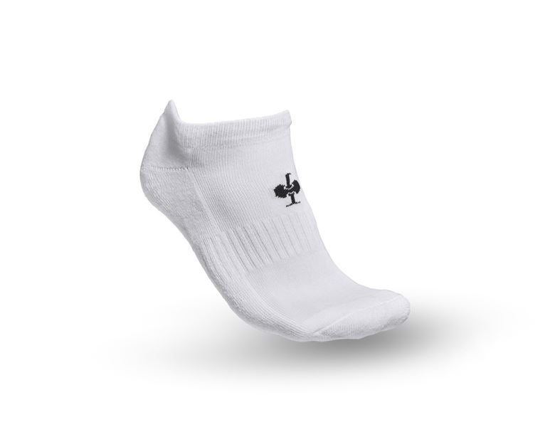 Main view, Socks, e.s. Allround socks Classic light/low, pack of 3, white