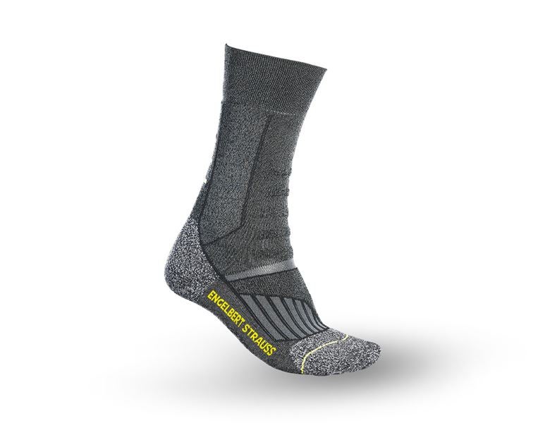 Main view, Clothing, e.s. Allround functional socks light/high, dark grey melange
