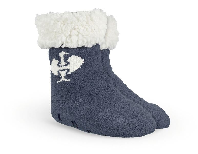 Main view, Clothing, e.s. Faux fur socks, children's, nordicblue