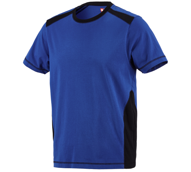 Main view, T-Shirts, T-shirt cotton e.s.active, royal/black