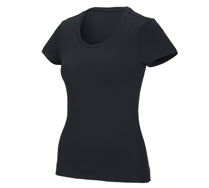 Main view, Hospitylity | Catering, e.s. Functional T-shirt poly cotton, ladies', black