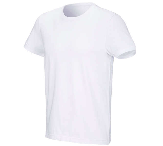 Main view, Medical | Healthcare, e.s. T-shirt cotton stretch, white