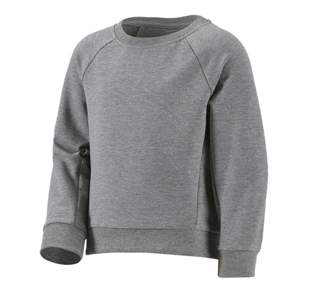 Hovedvisning, Basics, e.s. Sweatshirt cotton stretch, børne, gråmeleret