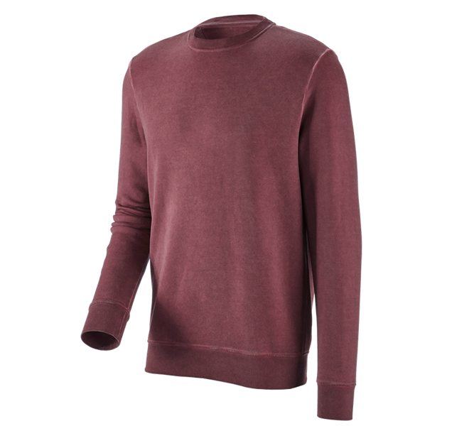Main view, Clothing, e.s. Sweatshirt vintage poly cotton, ruby vintage