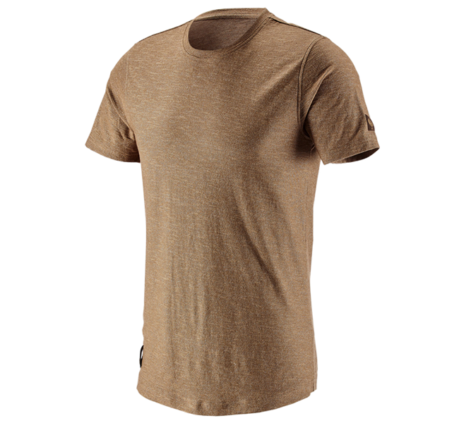 Main view, e.s.vintage, T-Shirt e.s.vintage, sepia melange