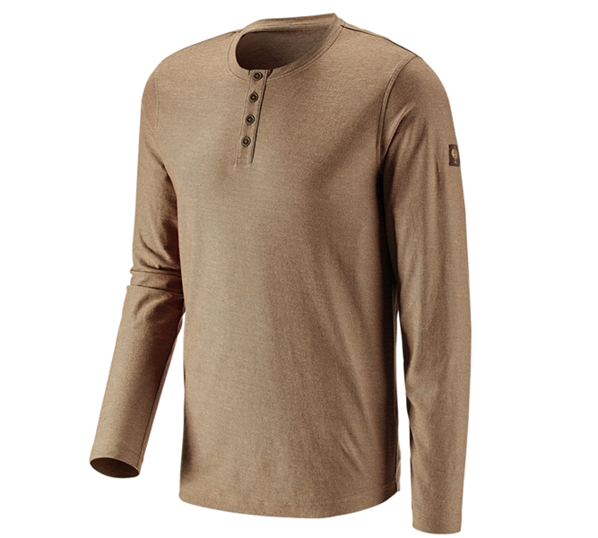 Main view, e.s.vintage, Longsleeve e.s.vintage, sepia melange