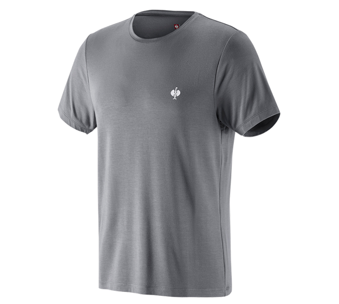 Main view, T-Shirts, Modal-shirt e.s. ventura vintage, basaltgrey