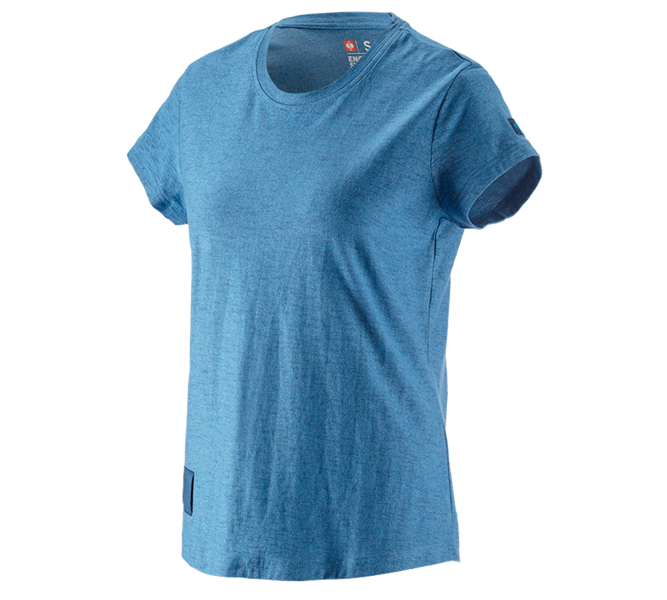Hovedvisning, T-Shirts, Pullover & Skjorter, T-Shirt e.s.vintage, damer, aktikblå melange