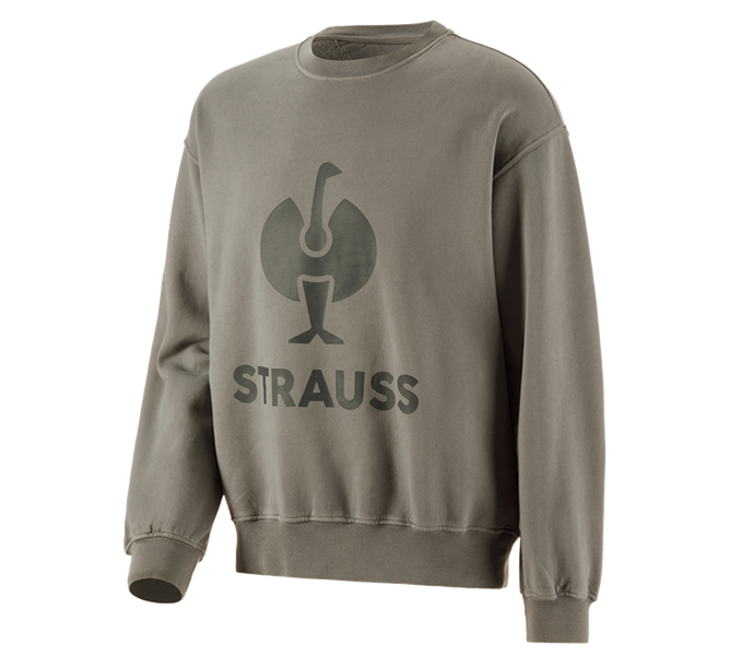 Hovedvisning, Sweats | Hoodies, Oversize sweatshirt e.s.motion ten, mosgrøn vintage