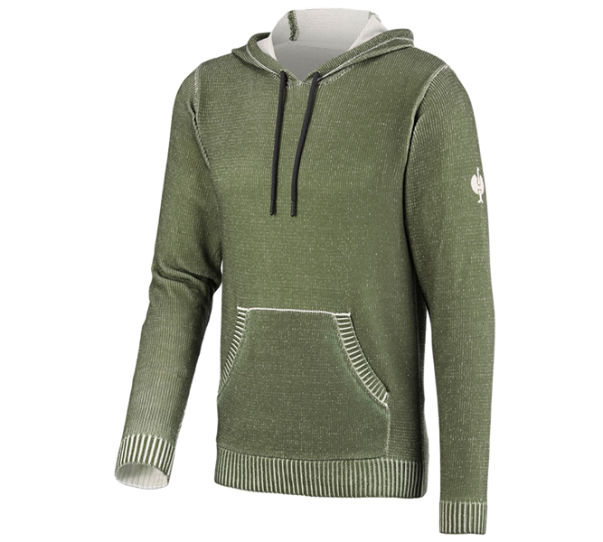 Main view, Search, Knitted hoody e.s.iconic, mountaingreen