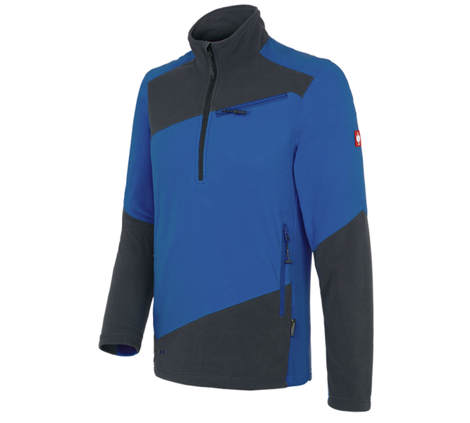 Main view, e.s.motion 2020, Fleece troyer e.s.motion 2020, gentianblue/graphite