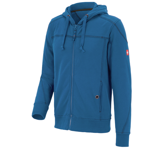 Main view, e.s.roughtough, Hooded jacket cotton e.s.roughtough, atoll