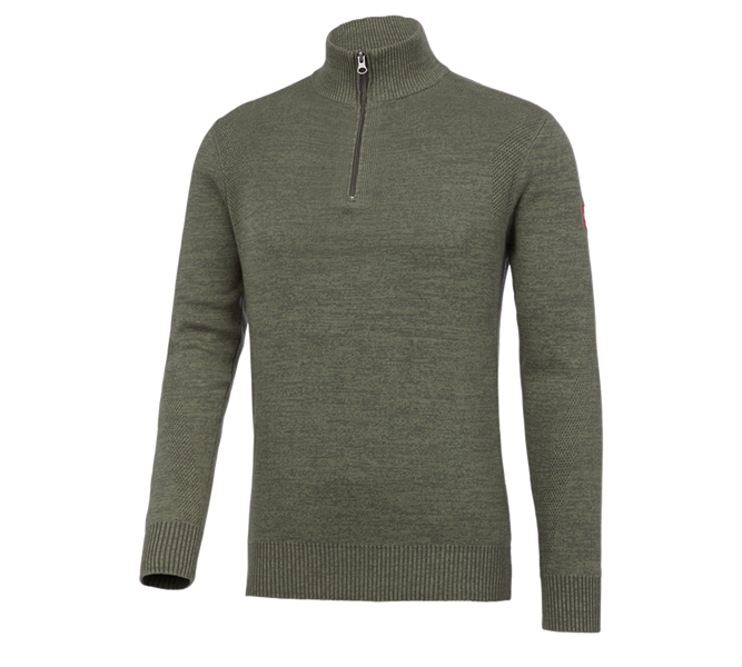 Hovedvisning, T-Shirts, Pullover & Skjorter, e.s. striktrøjer, timian melange