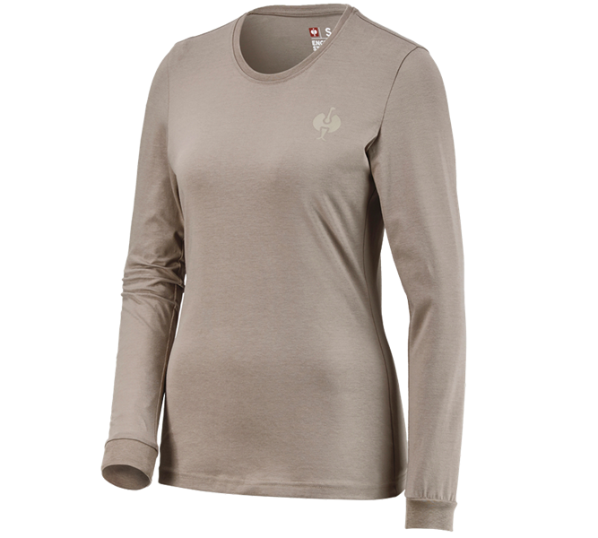 Main view, Clothing, e.s. Pyjama Longsleeve, ladies', dolphingrey