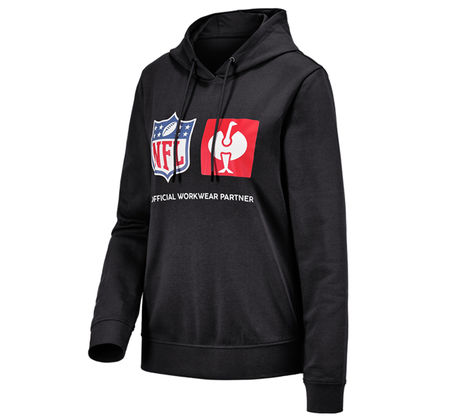 Hovedvisning, Samarbejde, NFL Hoodie cotton, ladies, sort