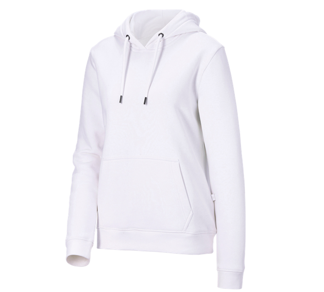 Hovedvisning, Pleje | Klinik, e.s. Hoody-Sweatshirt poly cotton, damer, hvid