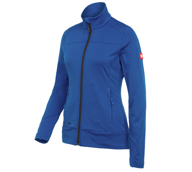 Main view, Clothing, FIBERTWIN®clima-pro jacket e.s.motion 2020,ladies', gentianblue/graphite