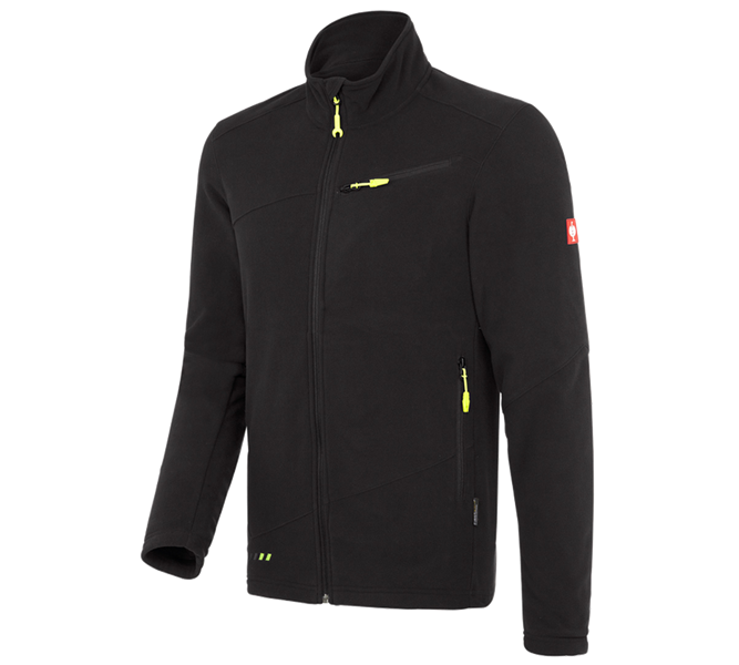 Main view, Clothing, Fleece jacket e.s.motion 2020, black