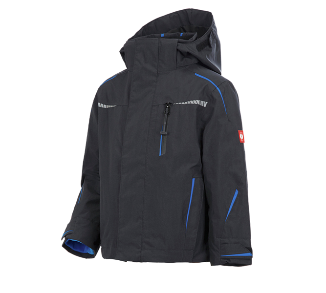 Main view, Jackets, 3 in 1 functional jacket e.s.motion 2020,  childr., graphite/gentianblue